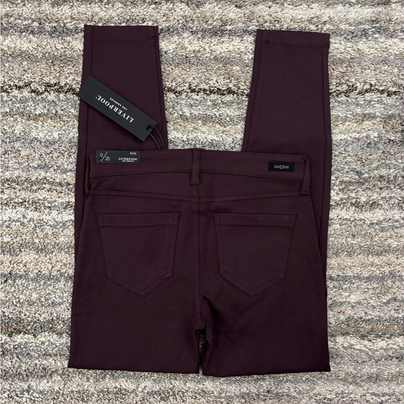 Liverpool Skinny Jeans/Jeggings In Aubergine Sz 0/25P NWT | Liverpool Skinny - - Picture 11 of 13